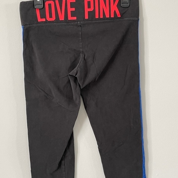 Jayhawks Kansas University JayHawks Pink by Victoria secret Capris size medium - Picture 4 of 14